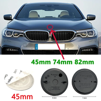 Emblème de voiture 74mm 82mm, logo de coffre arrière, badge 45mm pour volant BMW E46 E39 E87 E90 E28 E53 E30 E60 E34 E36 E61 E62 E70 E91