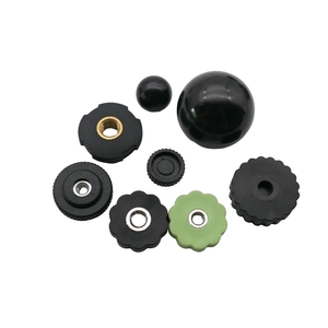Aksesori kenop plastik kustom M5 M6 M8 <span class=keywords><strong>M10</strong></span> hitam kenop furnitur plastik berulir Knurled jempol penjepit - Product Image 3