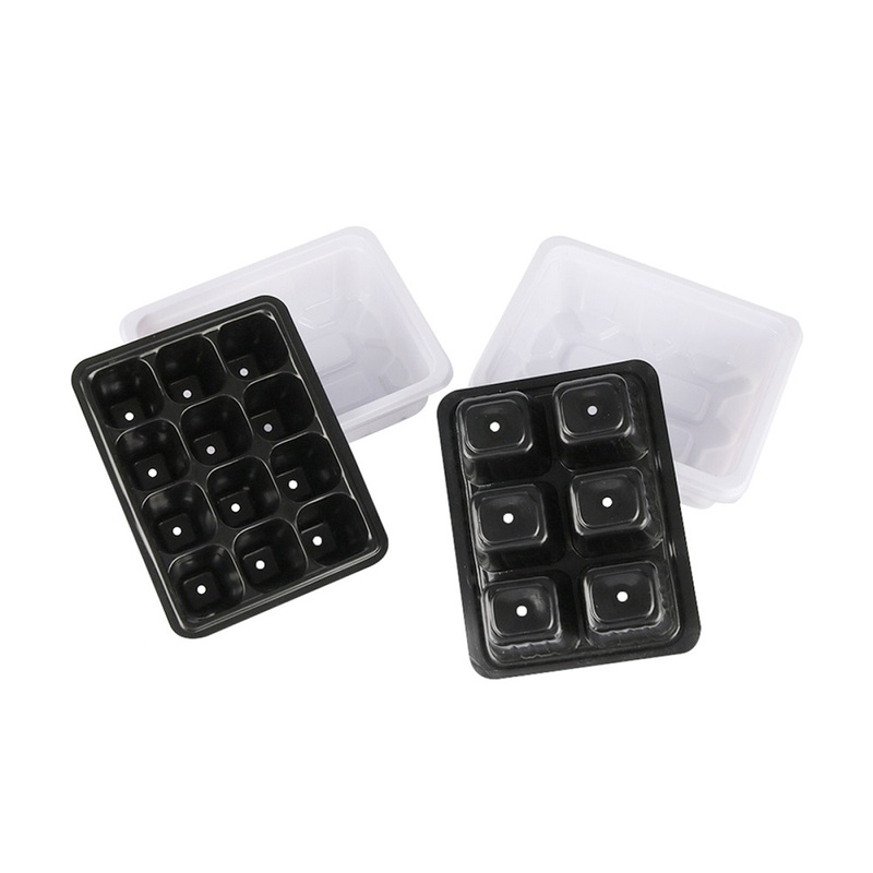 6 12 Cells Plastic Nursery Pots