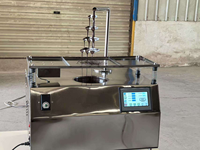 Machine à chocolat chaud à double distribution, petite machine à tempérer et à étaler le chocolat, fontaine à chocolat