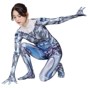 Hot Selling Alita Jumpsuit Anime Female Action Figure Battle Angel Cosplay Suits Halloween Party Movie Costumes