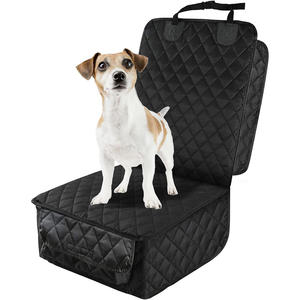 Housse de siège <span class=keywords><strong>avant</strong></span> de voiture pour animaux de compagnie de qualité supérieure avec poche de rangement matelassée et <span class=keywords><strong>protection</strong></span> complète pour chiens - Product Image 1