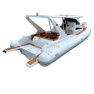 <span class=keywords><strong>Bateau</strong></span> semi-rigide <span class=keywords><strong>gonflable</strong></span> (RIB) de 9,6 m pour 20 personnes, à grande vitesse, certifié CE, en Hypalon PVC et fibre de verre, avec cabine de lavage des mains, pour la dérive - Product Image 6
