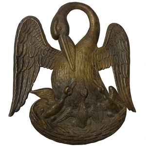 Porte-stylos double en laiton vintage, bureau, den, père, employé, CIVIL W LOUISIANA HAT PIN - Product Image 1