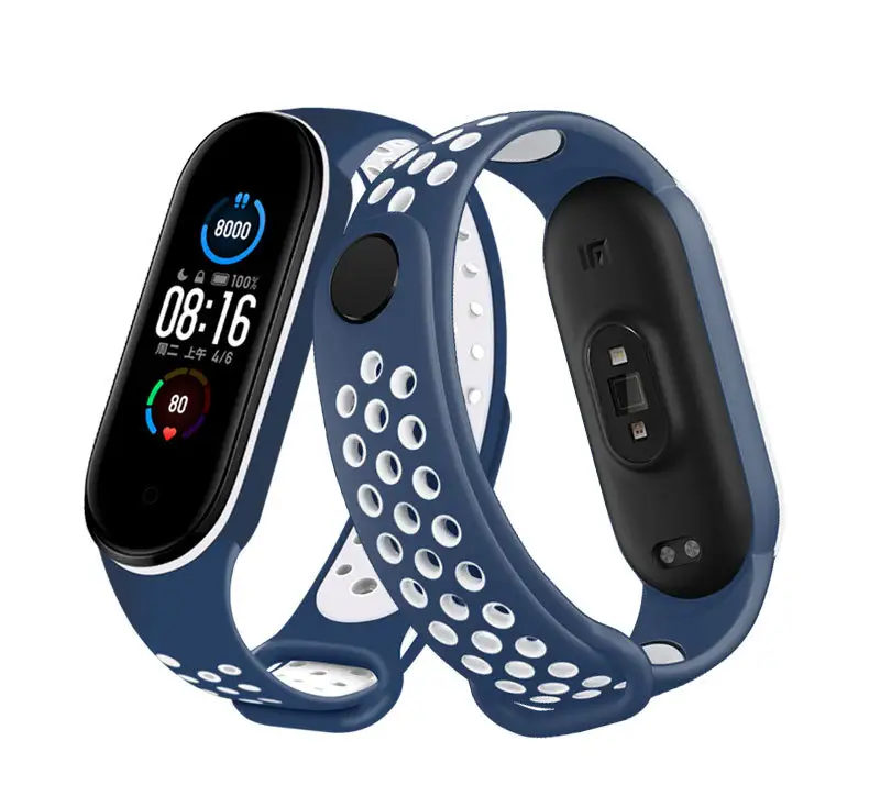 Newest Bracelet for Xiaomi Mi Band 6 Sport Strap Watch Silicone Wrist strap For Xiaomi Mi Band 6 Bracelet Miband 5 6 Strap