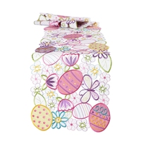 OWENIE – chemin de table brodé de pâques, drapeau de fête, décoration de mariage, de maison, nappe, tapis de table
