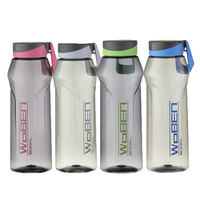 Botella de Agua Fitness bouteille d'eau potable en plastique personnalisée pour le football et le sport bouteilles de football salle de sport