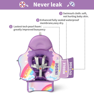 Anneau de flotteur de natation <span class=keywords><strong>pour</strong></span> bébé sans air Anneaux de natation <span class=keywords><strong>pour</strong></span> enfants sous les bras Non gonflables Flotteurs de <span class=keywords><strong>piscine</strong></span> <span class=keywords><strong>pour</strong></span> enfants avec auvent Été - Product Image 3