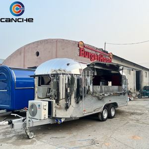 Meilleures ventes de remorques alimentaires mobiles, camions de restauration, traiteurs, remorques en acier inoxydable multifonctionnelles, friteuse rapide, grill, pizza - Product Image 2