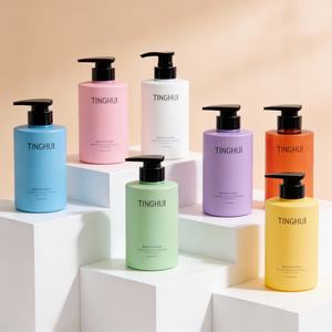 ขวดปั๊มโลชั่นแบบเติมได้ขนาด 300 มล. 500 มล. ขวดพลาสติก PET สำหรับใส่เจลอาบน้ำ แชมพู ครีมนวดผม สำหรับล้างทำความสะอาดร่างกาย - Product Image 1