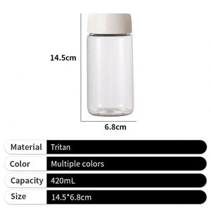 2026 Clear <b>Water</b> Bottle Durable Scratch-resistant Advertising Promotion Events Transparent Bottle Cup with Logo - Product Image 3
