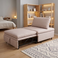 Modernes Schlafsofa 1-Sitzer Wohnzimmermöbel Sofas Betten Verstellbares Klappbares Funktionales Einzelsofa-Bett