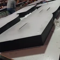 Letras de Canal LED Acrílicas 3D Personalizadas de Fabricante Confiable GFace, Letreros Exteriores Resistentes a la Intemperie con Iluminación Frontal para Marca Minorista