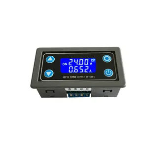 Adjustable automatic voltage up and down power module, constant voltage and current LCD with shell, solar charging and voltage