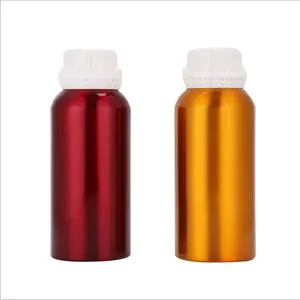 Bouteille en aluminium pour huiles essentielles, 10 pièces, bouteille en aluminium mat, huile chimique, échantillon d'huile brut, 1000ml 1250ml