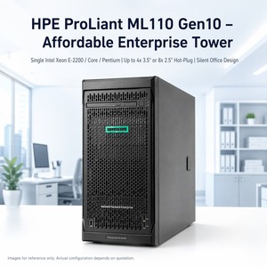 Serveur Tour HPE <span class=keywords><strong>ProLiant</strong></span> <span class=keywords><strong>ML110</strong></span> Gen11 Gen10 <span class=keywords><strong>Gen9</strong></span> G11 G10 G9 de Haute Qualité pour Hébergement, Fournisseur de Serveurs 5.5U 4.5U, Prix Compétitif - Product Image 1