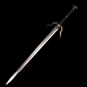 Hot Selling 127cm 2.15kg Geralt <strong>Silver</strong> <strong>Sword</strong> From for <strong>the</strong> Witcher for Cosplay Collection - Product Image 4
