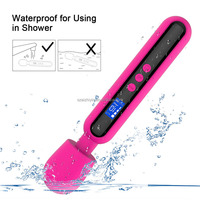 LED-Anzeige Handheld Adult Mastur bator Frauen Vibration Dildo Vibrator Spielzeug mit Av Wand Geschenk für Frauen