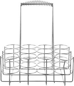 Beer Caddy Metal 12 Bottle Beer Holder Drink Carrier Beverage Delivery Soda Wine Rack Basket per Bar Pub <span class=keywords><strong>portabottiglie</strong></span> d'<span class=keywords><strong>acqua</strong></span> - Product Image 2