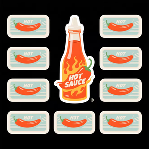 Étiquettes d'emballage autocollantes personnalisées en rouleau, autocollants imprimés, étiquettes imperméables pour bouteilles de jus, étiquettes de sécurité alimentaire pour l'emballage alimentaire - Product Image 4