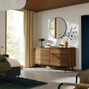 Juego de Muebles de Dormitorio TOPOHUT en MDF con Chapa de Nogal para NEOM Red Sea Eko <span class=keywords><strong>Atlantic</strong></span>, Compras al por Mayor de Mobiliario y Accesorios para la Construcción Residencial en el Mercado de Oriente Medio - Product Image 5