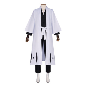 Conjunto de Cosplay al por Mayor de BLEACH, Capitán de la 1ª División, <span class=keywords><strong>Haori</strong></span> e Ichigo Kurosaki, Disfraz Completo de Anime de Jujutsu Kaisen Gojo Satoru - Product Image 2