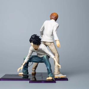Action Figure di Yagami Light <span class=keywords><strong>e</strong></span> L Lawliet da DEATH NOTE, Giocattolo Cartoon con Scena Combinata - Product Image 3