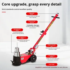 Heavy-Duty <strong>Auto</strong> Repair Pneumatic <strong>Jack</strong> 0-50-Ton 80-Ton Horizontal Design for Foreign Trade Special for Car <strong>Jacks</strong> - Product Image 2