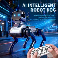 Vierbeiniger Ferngesteuerter Roboterhund, Ferngesteuerter Mechanischer Hund, KI-Intelligenter Roboterhund, Programmierbarer KI-Roboterhund