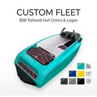 Meilleure Vente : Kart Aquatique Électrique Teal – Bateau Jet en Plastique Stable pour Débutants, Démarrage Simple, Idéal pour le Divertissement Nautique