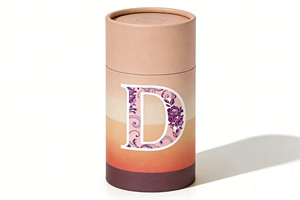 Flavored Tea Gift Cylindrical Cardboard Tube Custom Pattern Print <b>Round</b> Paper <b>Box</b> With Window For Herbal Tea Packaging - Product Image 4