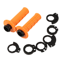 Poignées de guidon en caoutchouc de silicone pour motocross, avec verrouillage et fixation par serrage, guidon de moto universel de 22 mm, accessoires de moto