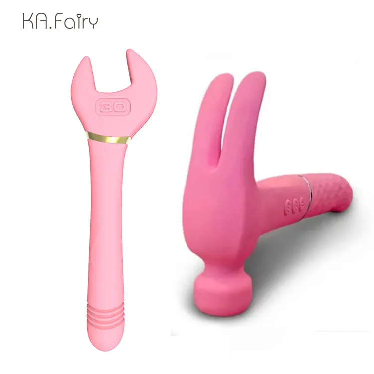 Hot Selling 3 Geschwindigkeiten 21 Frequenz rabatt Liebes schlüssel Sexspielzeug G-Punkt Vibrations massage Dildo Der Hammer Vibrator