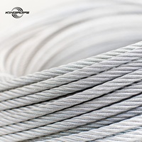 Câble en acier galvanisé 1x7, matériel de quincaillerie en gros, pour treuils, produits en acier longs, 10mm 17mm 1770mpa