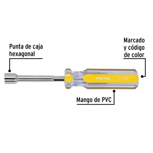 Destornillador de caja Master con 96 unidades Mango de PVC de 5/16 ', Pretul - Product Image 2