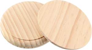 <span class=keywords><strong>Plaque</strong></span> en bois ronde non finie, base ronde en bois naturel de 4 pouces, <span class=keywords><strong>plaque</strong></span> en bois ronde <span class=keywords><strong>pour</strong></span> l'artisanat - Product Image 4