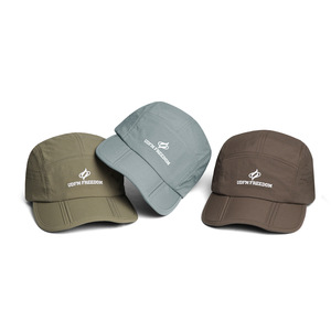 Cappellino da Corsa Pieghevole in 3 Parti, Traspirante, Anti-Sudore, con Rete, UPF50+, Leggero, per Escursionismo, Pesca, Baseball, Logo Personalizzabile - Product Image 2