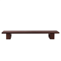 Support de moniteur d'ordinateur en bois MG, étagère en noyer, meubles de bureau, écran d'ordinateur portable