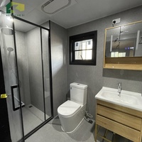 Maison conteneur en acier préfabriquée extensible de 40 pieds au design contemporain pour usage de bureau pour hôtels immeubles de bureaux
