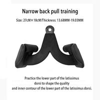 Gym à domicile Fitness aviron t-bar v-bar poulie câble Machine pièces jointes barre de traction dos musculation poignée poignées