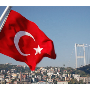 Profissional Personalizado 3X5FT Poliéster Vinil Banners Cor Vivid e UV Fade Resistant Bandeira De Turquia Da Fábrica Da Bandeira - Product Image 6