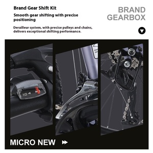 Bicicleta de montaña para adultos OEM con absorción de impactos y marco de acero al carbono - Product Image 2