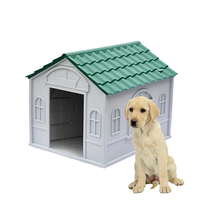 Offre Spéciale – Maison pour Chien et Chat d'Extérieur en Plastique, Luxe Moderne, Grande Capacité, Durable, Personnalisable, Robuste, Étanche et Écologique, avec Impression