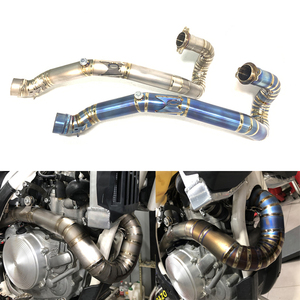 Tubo de escape de aleación de titanio de alto rendimiento para KTM <span class=keywords><strong>450</strong></span> 500 exc-<span class=keywords><strong>f</strong></span> tubo de escape para <span class=keywords><strong>Husqvarna</strong></span> fe501 fe450 2017-2019 - Product Image 1