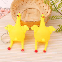Nouveaux jouets sensoriels à presser pour garçons, filles et enfants : poules pondeuses souples à remontée lente, chat anti-stress