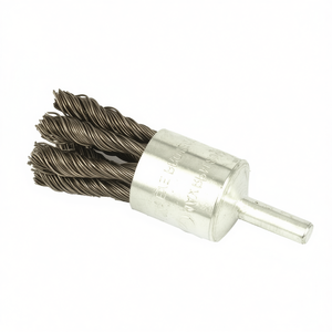 Brosse abrasive en acier TTAKE Twisted Bunch Front Brush 6 mm pour le polissage des métaux - Product Image 2