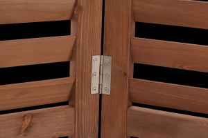 Clôture extérieure à 3 panneaux pour climatiseur, écran <span class=keywords><strong>en</strong></span> <span class=keywords><strong>bois</strong></span> <span class=keywords><strong>extérieur</strong></span> à 3 sections, clôture d'intimité <span class=keywords><strong>en</strong></span> <span class=keywords><strong>bois</strong></span> pour l'<span class=keywords><strong>extérieur</strong></span>, 32 po L x 38 po H - Product Image 2