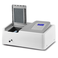 Spectrophotomètre d'absorption atomique UV-Vis portable à affichage LCD, résolution 4 nm, lampe au tungstène et au deutérium, directement de l'usine
