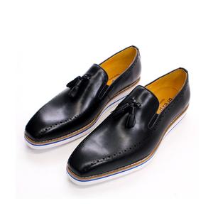 Chaussures habillées pour hommes de style britannique décontracté, de haute qualité, Oxford, mode, nouvelles chaussures en cuir véritable pour hommes, chaussures de mariage - Product Image 4