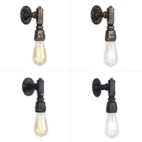Applique Murale LED Rétro Style Asiatique avec Abat-jour en Verre, Personnalisable pour Café, Restaurant, Éclairage en Fer pour Loft, Couloir, Blanc Chaud avec Interrupteur